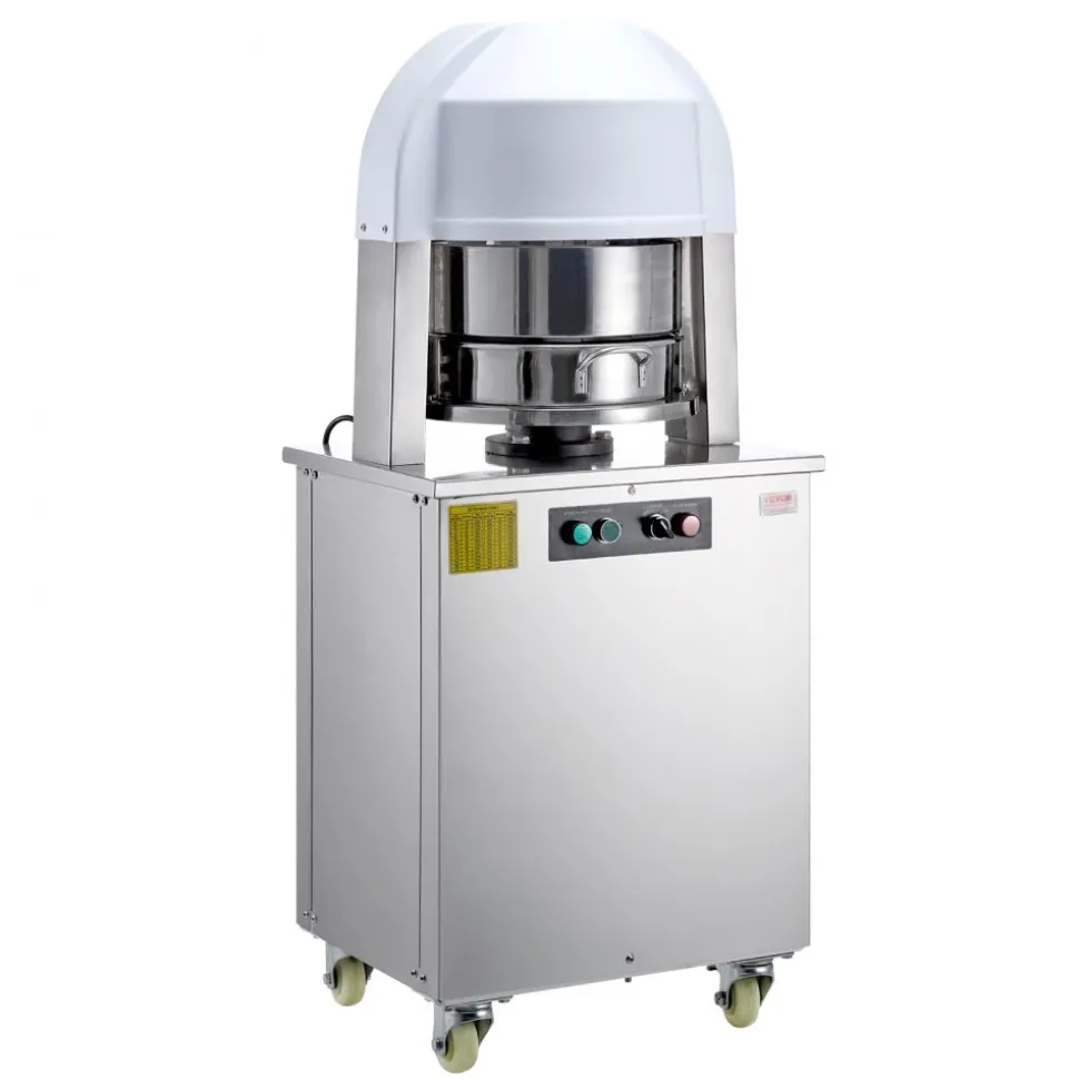 VEVOR Electric Dough Divider, 20PCS Automatic Dough Dividing Cutting Machine, 2.12oz - 9.17oz Equal Dough Cutter with Pure Copper Motor and 304 Stainless Steel Tray, for Bakery, Restaurant