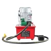 VEVOR Electric Driven Hydraulic Pump, 750W 10,000 PSI, 120V Single Acting Hydraulic Pump Power Pack Unit, Solenoid Valve with Pedal Switch, 2.1 Gal / 8L, for Punching, Bending, Single Acting Cylinders