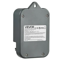 VEVOR Electric Fence Charger, 10kV 3J, AC DC Electric Fence Energizer with LED Indicator, 1.86 Miles Range, Powerful Plug-in Fences Charger, Prevents Wild Animals Intrusion for Livestock Poultry
