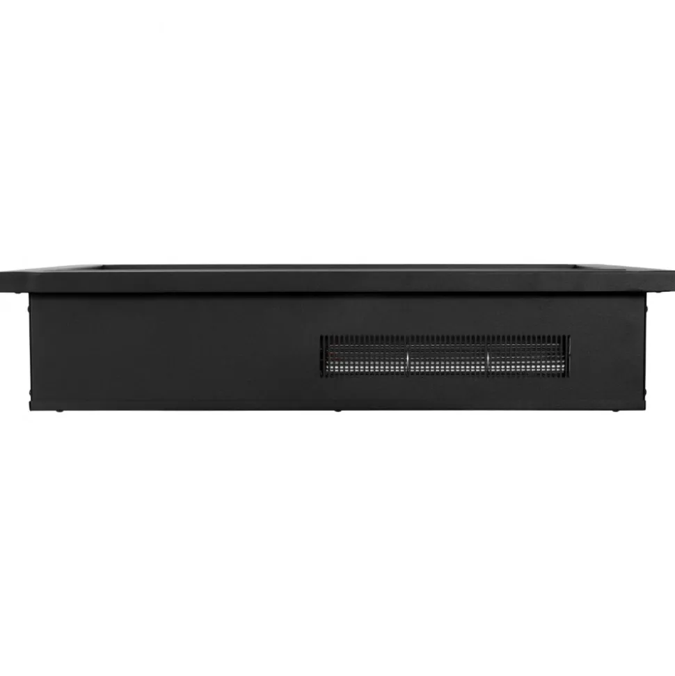 VEVOR Electric Fireplace Insert, 40 inch Recessed and Wall Mounted with Adjustable Flame Color Brightness & 8h Timer & Remote Control, Indoor Heater w/ 750W/1500W Dual Heating Modes, 5000BTU Black