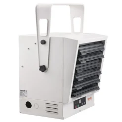 VEVOR Electric Garage Heater, 5000-Watt (2500/5000W) Ceiling Mounted Shop Heater, 2 Settings & Overheat Protection & Low Noise Cross-flow, Commercial for Indoor Workshop  Warehouse,240V White