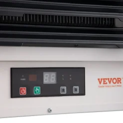 VEVOR Electric Garage Heater, 5000-Watt (2500/5000W) Ceiling Mounted Shop Heater, 2 Settings & Overheat Protection & Low Noise Cross-flow, Commercial for Indoor Workshop  Warehouse,240V White