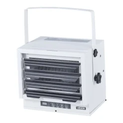 VEVOR Electric Garage Heater, 8500-Watt with Remote Control & 10 Hour Timer & Overheat Protection Wall/Ceiling Mounted Shop Heater, Commercial Fan-forced for Indoor Workshop Warehouse,240V White