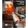 VEVOR Electric Garage Heater, 5000-Watt (2500/5000W) Ceiling Mounted Shop Heater, With Remote Control & Overheat Protection & Low Noise Cross-flow, Commercial for Indoor Workshop Warehouse,240V White