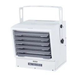 VEVOR Electric Garage Heater, 15000-Watt with Remote Control & 10 Hour Timer & Overheat Protection Wall/Ceiling Mounted Shop Heater, Commercial Fan-forced for Indoor Workshop  Warehouse,240V White