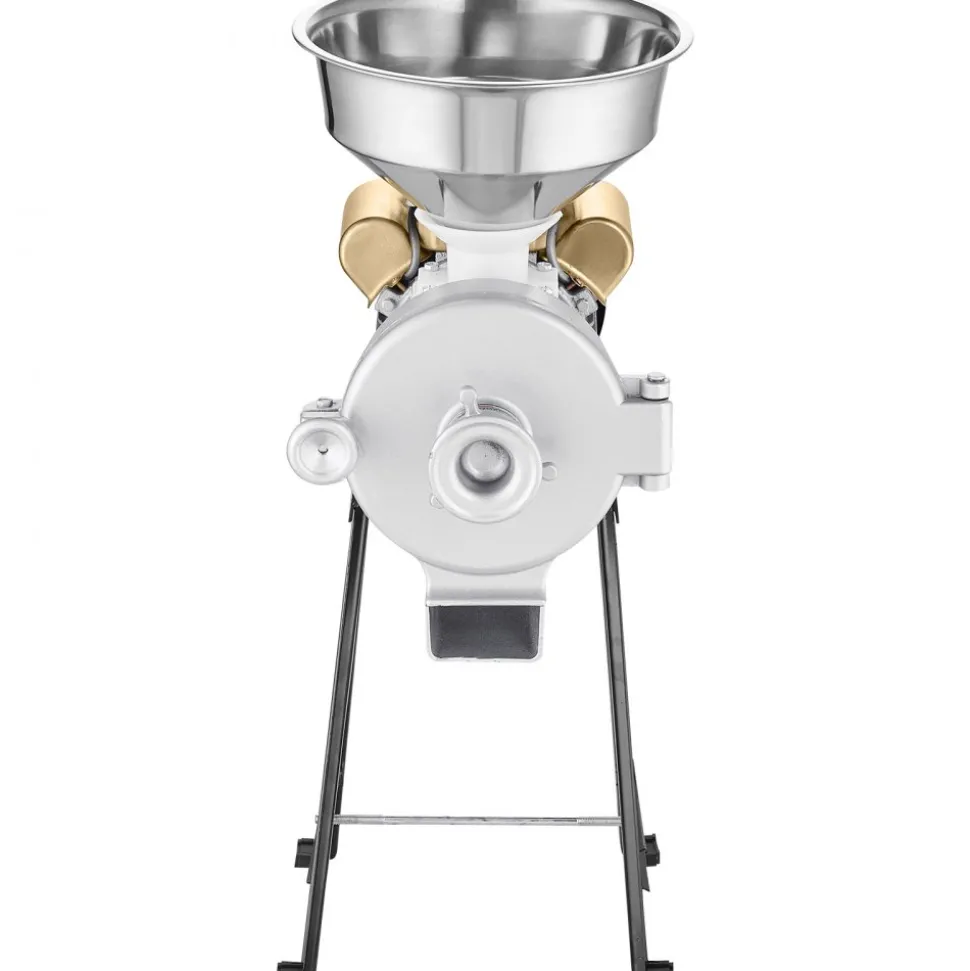 VEVOR Electric Grain Mill Grinder, 3000W Spice Grinders, Commercial Corn Mill with Funnel, Thickness Adjustable Powder Machine, Heavy Duty Feed Flour Cereal Mill Wheat Grinders, Dry & Wet Grinder