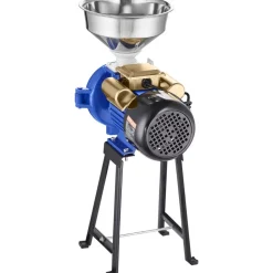 VEVOR Electric Grain Mill Grinder, 3000W Spice Grinders, Commercial Corn Mill with Funnel, Thickness Adjustable Powder Machine, Heavy Duty Feed Flour Cereal Mill Wheat Grinders, Dry Grinder