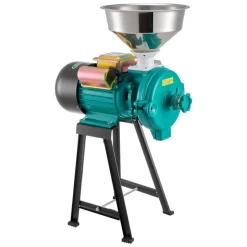 VEVOR Electric Grain Mill Grinder, 110 lbs/H Commercial Spice Grinders, 1500W Cast Iron Pulverizer Powder Machine with Non-Slip Rubber Feet, for Dry Grains, Spices, Cereals, Coffee, Corn & Pepper