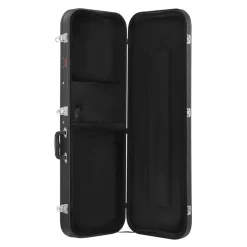 VEVOR Electric Guitar Hard Case, 41.3 Inch, Rectangle Wooden Hard-Shell Protective Carrying Case, with Lock Latch, Padding, Accessory Compartment, Key, for 39 Inch Tele/ST Electric Guitars, Yellow