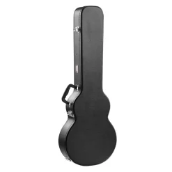 VEVOR Electric Guitar Hard Case, 41.34 in Gourd-Shaped Guitar Hard Case, With Lock Latch Keys Handle, PVC Padding Soft Lining Water-Resistant Hard Shell Guitar Case, for 39 in LES Paul Guitars, Black