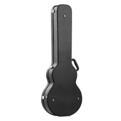 VEVOR Electric Guitar Hard Case, 41.34 in Gourd-Shaped Guitar Hard Case, With Lock Latch Keys Handle, PVC Padding Soft Lining Water-Resistant Hard Shell Guitar Case, for 39 in LES Paul Guitars, Black