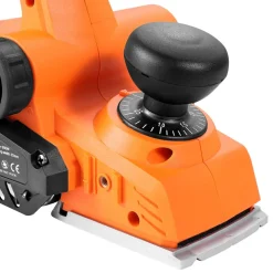 VEVOR Electric Hand Planer, 3-1/4-Inch Cut Width, 7-Amp 14500 RPM Corded Power Handheld Planer for Wood, with Adjustable Cut Depth, 2 Blades, for Woodworking Wood Chamfer DIY Smooth Finish Carpentry