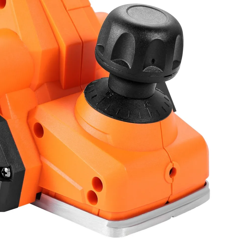 VEVOR Electric Hand Planer, 3-1/4-Inch Cut Width, 7-Amp 16800 RPM Corded Power Handheld Planer for Wood, with Adjustable Cut Depth, 2 Blades, for Woodworking Wood Chamfer DIY Smooth Finish Carpentry