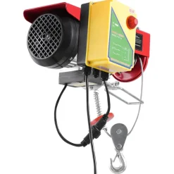 VEVOR Electric Hoist, 1760 lbs 120V Electric Winch with 328 ft Wireless Remote Control, 40 ft Single Cable Lifting Height, Single/Double Slings, Emergency Stop, Lift Hoist for Garage Warehouse Factory