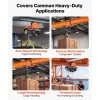VEVOR Electric Hoist Manual Trolley, 1100 lbs/0.5 Ton Load for PA200 PA250 PA300 PA400 PA500, Push Beam Trolley with Dual Wheels, 2.68"-4.33" Adjustable Beam Flange Width for Straight & Curved I-Beam