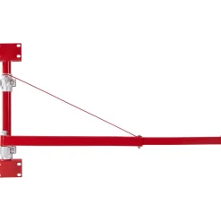 VEVOR Electric Hoist Support Arm, 1320 lbs Max Load Capacity, Electric Hoist Holder Swing Arm with Pole, Steel Hoist Frame, 180° Swivel Scaffold Hoist Lifting Arm, Winch Hoist Arm for Workshop, Garage
