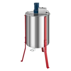 VEVOR Electric Honey Extractor, 6 Frame Honey Spinner with Transparent Lid, 140W Stainless Steel Honeycomb Drum Spinner, Height Adjustable, Honeycomb Extraction Equipment for Beekeeping
