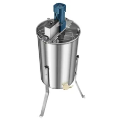 VEVOR Electric Honey Extractor, 3 Frame Honey Spinner with Transparent Lid, 140W Stainless Steel Honeycomb Drum Spinner, Height Adjustable, Honeycomb Extraction Equipment for Beekeeping