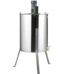 VEVOR Electric Honey Extractor, 4/8 Frames Honey Spinner Extractor, Stainless Steel Beekeeping Extraction, Apiary Centrifuge Equipment with Height Adjustable Stand, Honeycomb Drum Spinner with Lid