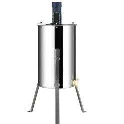 VEVOR Electric Honey Extractor, 2/4 Frames Honey Spinner Extractor, Stainless Steel Beekeeping Extraction, Apiary Centrifuge Equipment with Height Adjustable Stand, Honeycomb Drum Spinner with Lid