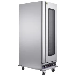 VEVOR Electric Hot Box Food Warmer, 16-Tier Commercial Warming Cabinet with Water Tray, Glass Door and Adjustable Shelves, Stainless Steel Food Warmer Cabinet, for Restaurant, Kitchen, Pizza, Chicken