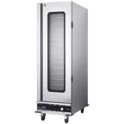 VEVOR Electric Hot Box Food Warmer, 16-Tier Commercial Warming Cabinet with Water Tray, Glass Door and Adjustable Shelves, Stainless Steel Food Warmer Cabinet, for Restaurant, Kitchen, Pizza, Chicken