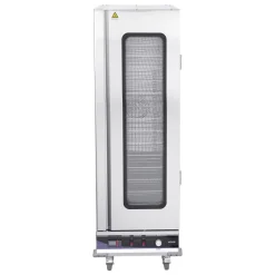 VEVOR Electric Hot Box Food Warmer, 16-Tier Commercial Warming Cabinet with Water Tray, Glass Door and Adjustable Shelves, Stainless Steel Food Warmer Cabinet, for Restaurant, Kitchen, Pizza, Chicken