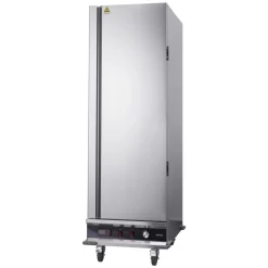 VEVOR Electric Hot Box Food Warmer, 16-Tier Commercial Warming Cabinet with Water Tray, Single-Door and Adjustable Shelves, Stainless Steel Food Warmer Cabinet, for Restaurant, Kitchen, Pizza, Chicken