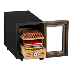 VEVOR Electric Humidor, 288L, 1700 Counts Electric Cigar Humidor Cabinet with Compressor Cooling, Constant Humidity & Temperature Control, Spanish Cedar Wood Shelves & Drawers, 7 Layers, for Household