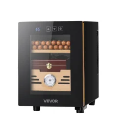 VEVOR Electric Humidor, 288L, 1700 Counts Electric Cigar Humidor Cabinet with Compressor Cooling, Constant Humidity & Temperature Control, Spanish Cedar Wood Shelves & Drawers, 7 Layers, for Household