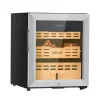 VEVOR Electric Humidor, 33L, 250 Counts Electric Cigar Humidor Cabinet with Cooling Temperature Control, Spanish Cedar Wood Shelves & Drawers, Mechanical Hygrometer, 4 Layers, Cooler for Household