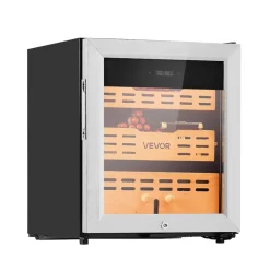VEVOR Electric Humidor, 50L, 300 Counts Electric Cigar Humidor Cabinet with Compressor Cooling, Constant Humidity & Temperature Control, Spanish Cedar Wood Shelves & Drawers, 2 Layers, for Household