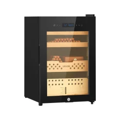 VEVOR Electric Humidor, 60L, 350 Counts Electric Cigar Humidor Cabinet with Compressor Cooling, Constant Humidity & Temperature Control, Spanish Cedar Wood Shelves & Drawers, 3 Layers, for Household