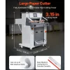 VEVOR Electric Hydraulic Paper Cutter, Heavy Duty Paper Cutter Machine, 1.57 in / 40 mm Cutting Thickness, 18 in / 457.2 mm Cutting Width, Industrial Paper Trimmer with Button Control