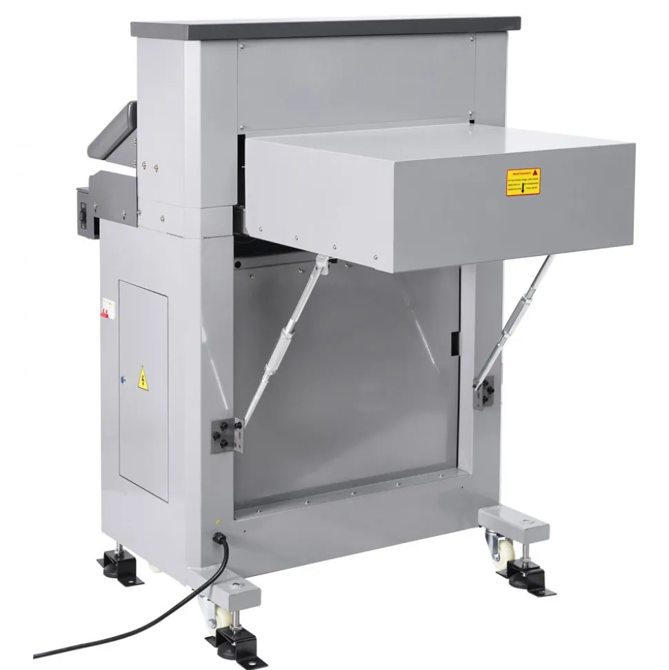 VEVOR Electric Hydraulic Paper Cutter, Heavy Duty Paper Cutter Machine, 1.57 in / 40 mm Cutting Thickness, 18 in / 457.2 mm Cutting Width, Industrial Paper Trimmer with Button Control