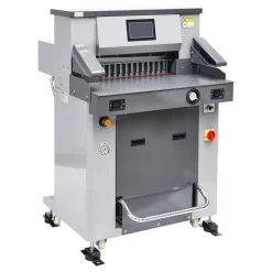 VEVOR Electric Hydraulic Paper Cutter, Heavy Duty Paper Cutter Machine, 1.57 in / 40 mm Cutting Thickness, 18 in / 457.2 mm Cutting Width, Industrial Paper Trimmer with Button Control