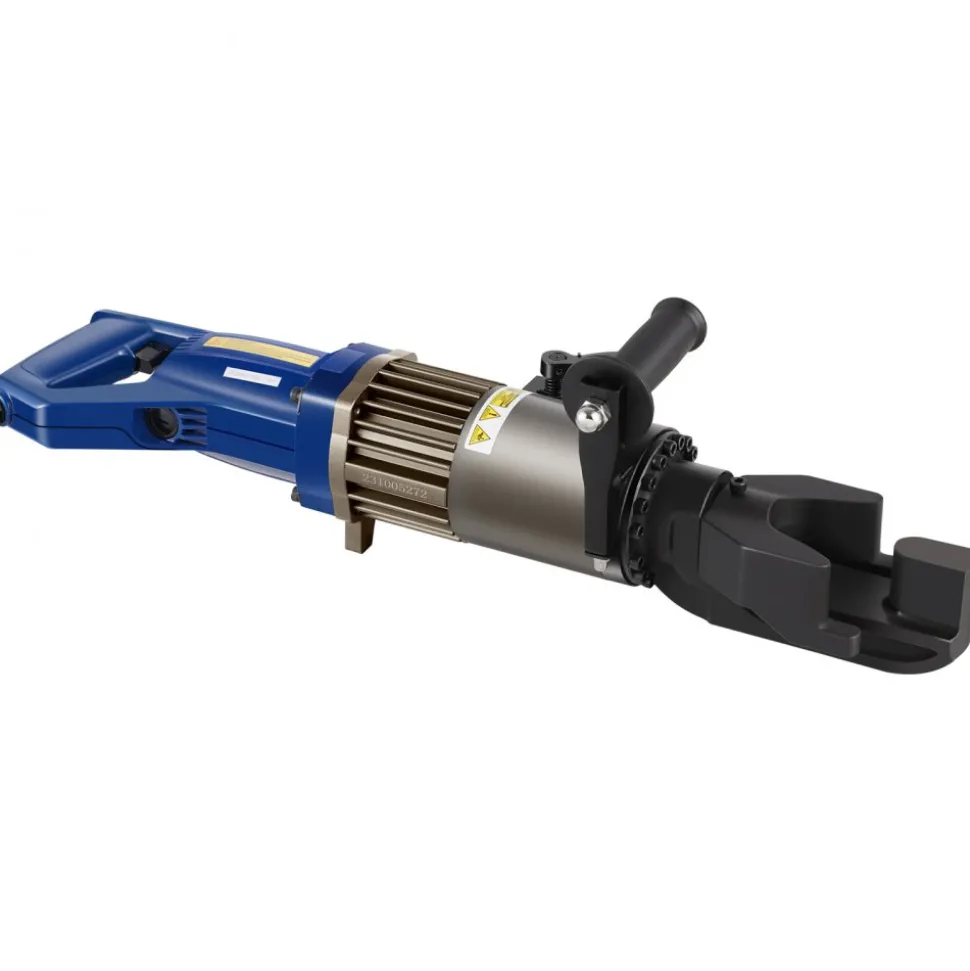VEVOR Electric Hydraulic Rebar Bender, 1500W Portable Rebar Bending Machine, Bending up to 3/4 Inch #6 (6-20mm) within 4 Seconds, High Power Steel Rebar Bender w/ Tool Case Oil Can,Black Blue RN-22