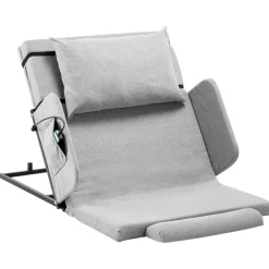 VEVOR Electric Lifting Backrest for Bed, 300 lbs Capacity, 4-68° Adjustable Lifting Bed Backrest, with Guardrail Armrest & Storage Pouch, Machine Washable, for Pregnant Women Elderly Patient Handicap