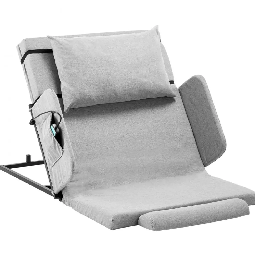 VEVOR Electric Lifting Backrest for Bed, 300 lbs Capacity, 4-68° Adjustable Lifting Bed Backrest, with Guardrail Armrest & Storage Pouch, Machine Washable, for Pregnant Women Elderly Patient Handicap