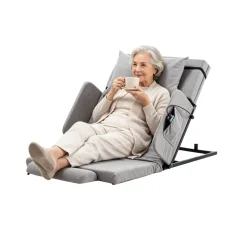 VEVOR Electric Lifting Backrest for Bed, 300 lbs Capacity, 4-68° Adjustable Lifting Bed Backrest, with Guardrail Armrest & Storage Pouch, Machine Washable, for Pregnant Women Elderly Patient Handicap