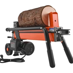 VEVOR Electric Log Splitter, 6.5 Tons Electric Wood Splitter, 1500W 15 Amp Motor, Portable Firewood Splitting Machine with 6