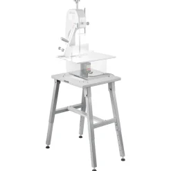 VEVOR Electric Meat Bandsaw Stand, Floor Stand with Adjustable Height, Stable H-Shaped Frame, Anti-Slip Foot Pads, for Our Bone Saw Machine, Compatible with Models BS-130 & BS-250