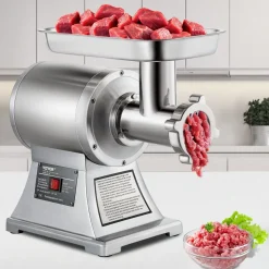 VEVOR Electric Meat Mincer, 1100W 330LBS/H Capacity Meat Grinder Machine, Stainless Steel Meat Grinder Commercial Sausage Stuffer Maker for Home & Commercial Use