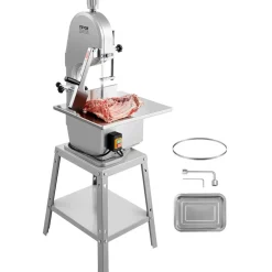 VEVOR Electric Meat Saw, 1800W Stainless Vertical Cutter, 19.1