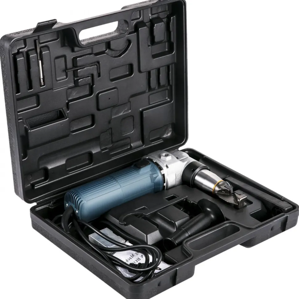 VEVOR Electric Metal Nibbler 625W Nibbler Metal Cutter 1000RPM High Speed Rotor 0.16in/4mm Metal Nibbler 110V w Replaced Blades Storage Case Sheet Metal Nibbler for Cutting Stainless Steel, Aluminium