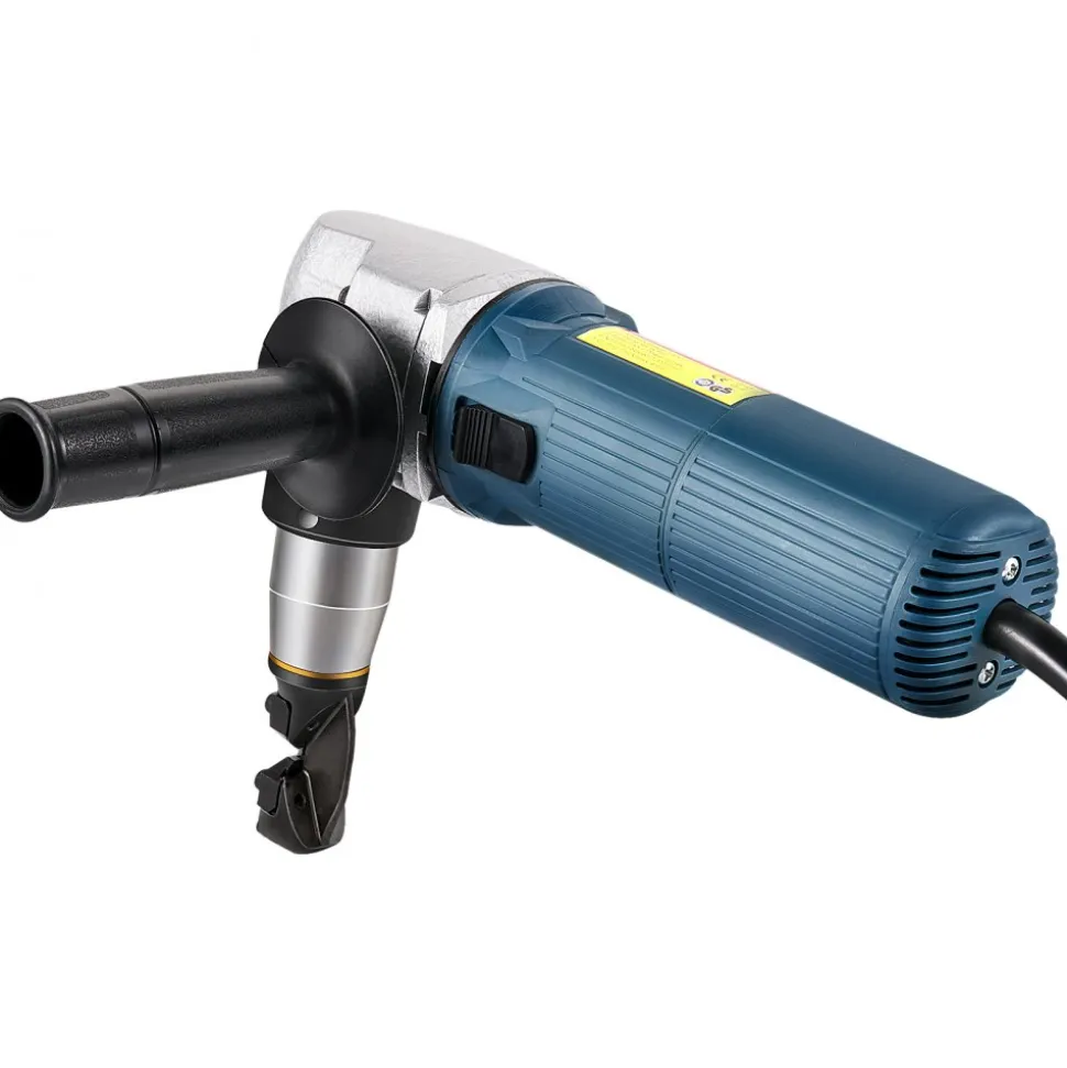 VEVOR Electric Metal Nibbler 625W Nibbler Metal Cutter 1000RPM High Speed Rotor 0.16in/4mm Metal Nibbler 110V w Replaced Blades Storage Case Sheet Metal Nibbler for Cutting Stainless Steel, Aluminium
