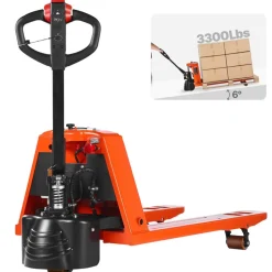 VEVOR Electric Pallet Jack, 3300 lbs Load Capacity, Lithium Battery Powered Pallet Jack Truck with 48L x 27W Inch Forks for Material Handling, Suitable for Warehouse, Supermarket, Manufacturing