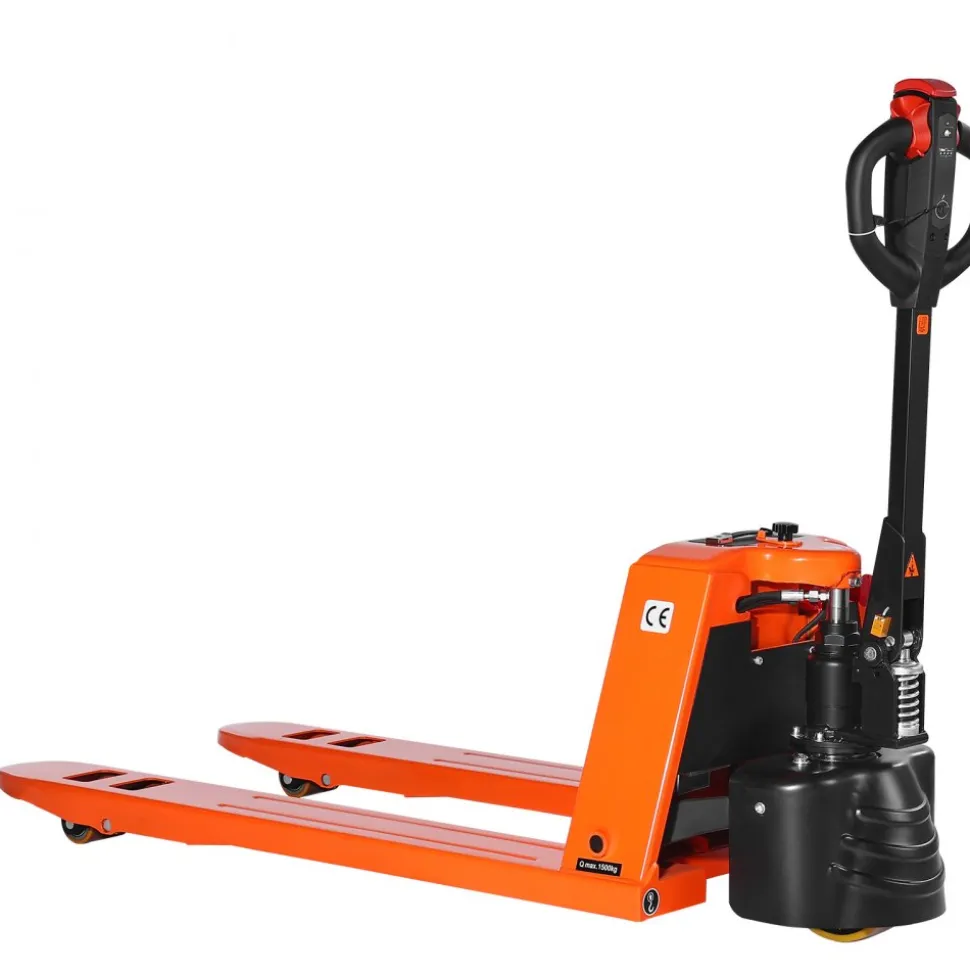 VEVOR Electric Pallet Jack, 3300 lbs Load Capacity, Lithium Battery Powered Pallet Jack Truck with 48L x 27W Inch Forks for Material Handling, Suitable for Warehouse, Supermarket, Manufacturing
