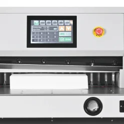VEVOR Electric Paper Cutter, Metal Hydraulic Paper Cutter Machine, 26 inch Cutting Width, 3.94 inch Cutting Thickness, Large Size Electric Guillotine Trimmer with Infrared Function and Spare Blade