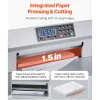 VEVOR Electric Paper Cutter, 300W Heavy Duty Paper Cutter Machine 11.8 in / 330 mm Cutting Width, 1.5 in / 38 mm Cutting Thickness, Electric Guillotine Trimmer with Casters & Infrared Function
